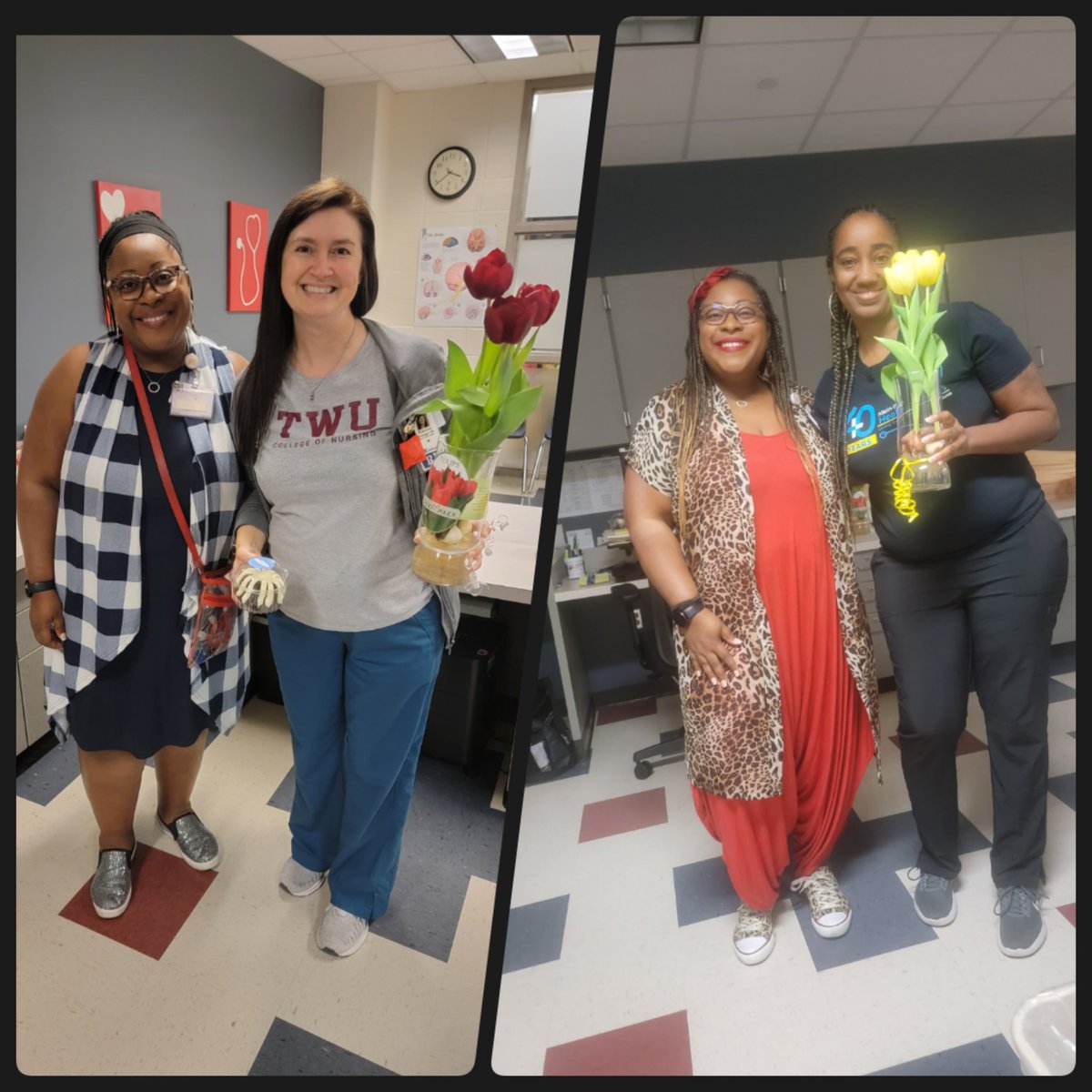 Happy Nurse's Appreciation Day to our dynamic duo! Thank you for all that you do to ensure we are at our best with our health and wellness! ❤️💙
#DestinationGreatness