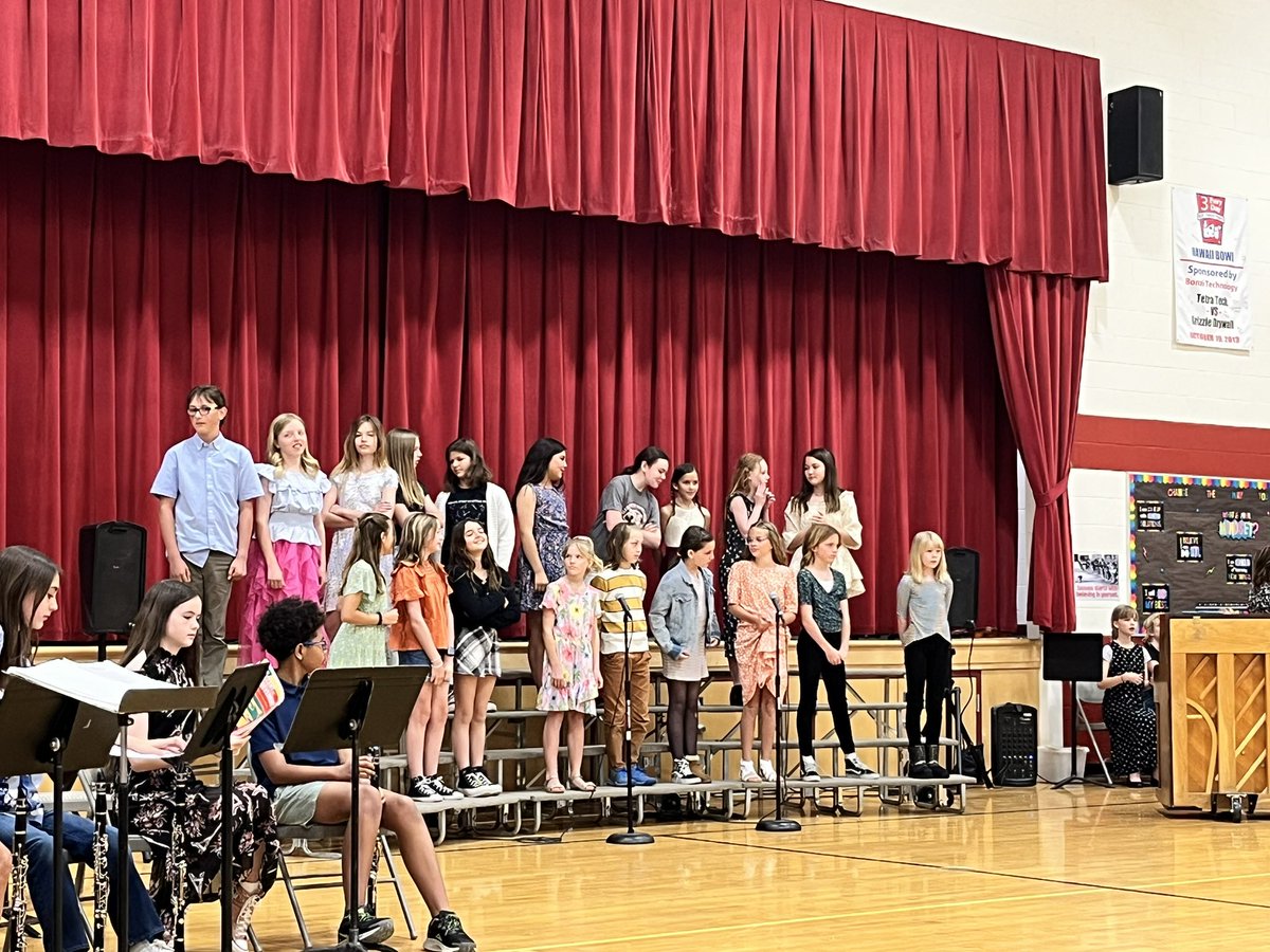 HSESCougars's tweet photo. So proud of our 5th and 6th grade Band, a Orchestra, and Choir students!  Awesome job!!! https://t.co/SR1kEnifbh