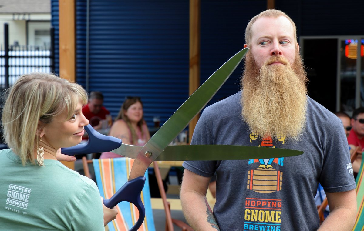 ChamberWichita's tweet photo. This might not be much of a surprise, but we had a huge turnout this afternoon to celebrate the opening of Hopping Gnome Brewing Company's new taproom and beer garden

Thanks to everyone who made it out and congrats to Torrey and Stacy Lattin on the new space. https://t.co/qAkPsV8V9L