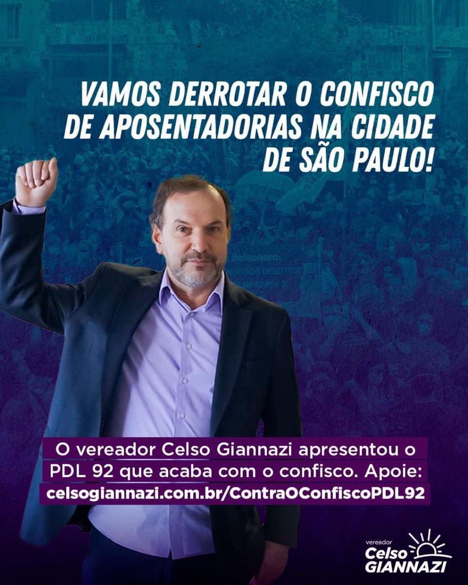 O voto dos aposentados PMSP fará a diferença nas eleições de 2024.
 O desconto de 14% sobre nossos salários é desumano!
<a href="/ricardo_nunessp/">Ricardo Nunes</a>
<a href="/camarasaopaulo/">camarasaopaulo</a>
<a href="/DrMiltonpsd/">Milton Ferreira</a>
<a href="/DrSidneyCruz/">DR Sidney Cruz</a>
<a href="/edirsales/">Edir Sales</a>
#MagnusTavolaEuAutorizo
#UrgenteRicardoNunes 
#LulaEOBrasilContraAsFakeNews