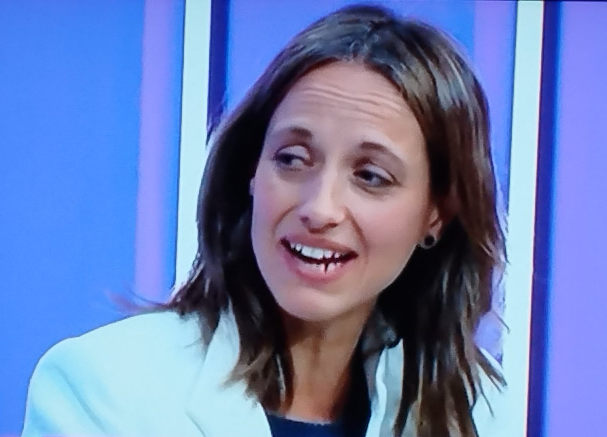 Appropriate that #HelenWhately is having to discuss shit, as she's up to her neck in it tonight! #bbcqt