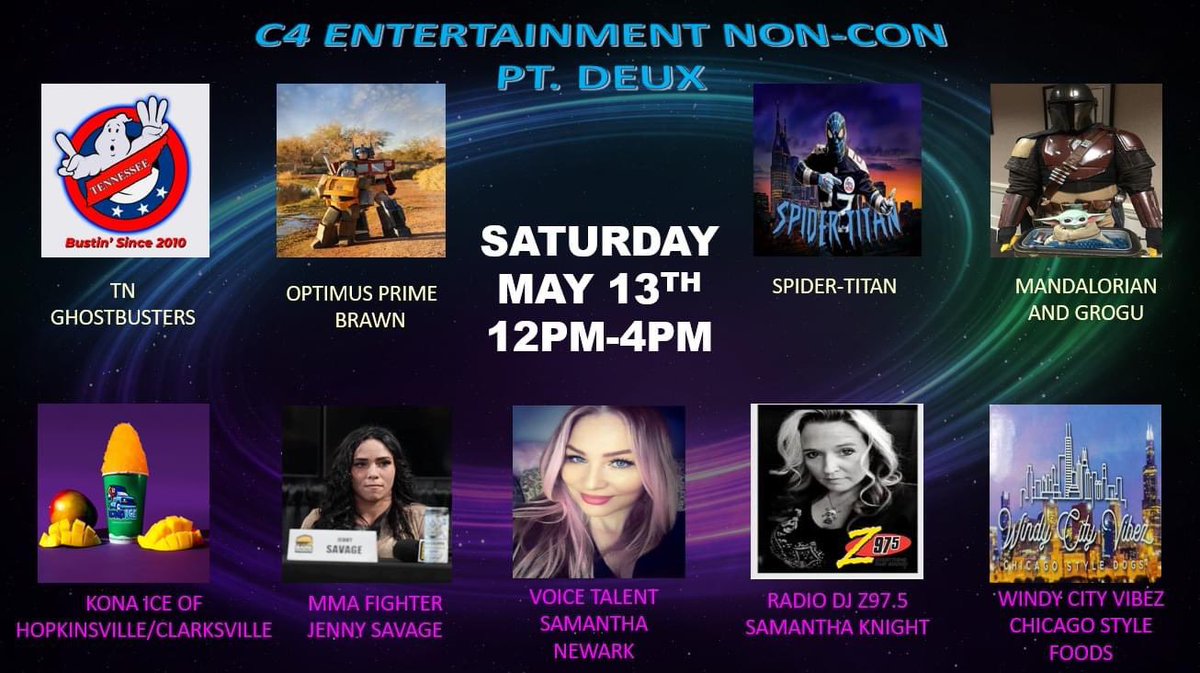 Looking forward to meeting you this Saturday May 13th - In store signing 🎬🎙🎶