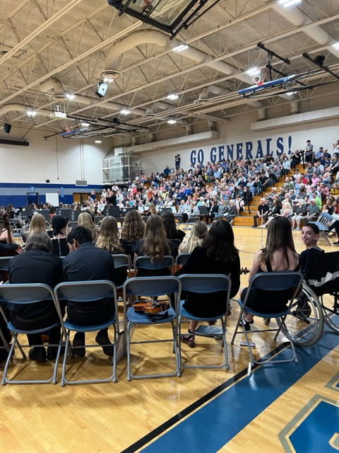 Our Spring Orchestra Concert had it all tonight:

A Packed House ✅
Student Guest Conductors ✅
Tears of Joy ✅
Student Talent✅
Standing Ovations ✅

and more...

🎻🎻🎻

#GeneralsLEAD #GreaterThings