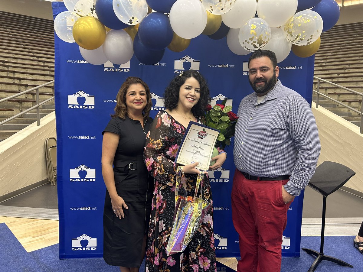 Congratulations Ms. Flores Teacher of the year!!!
