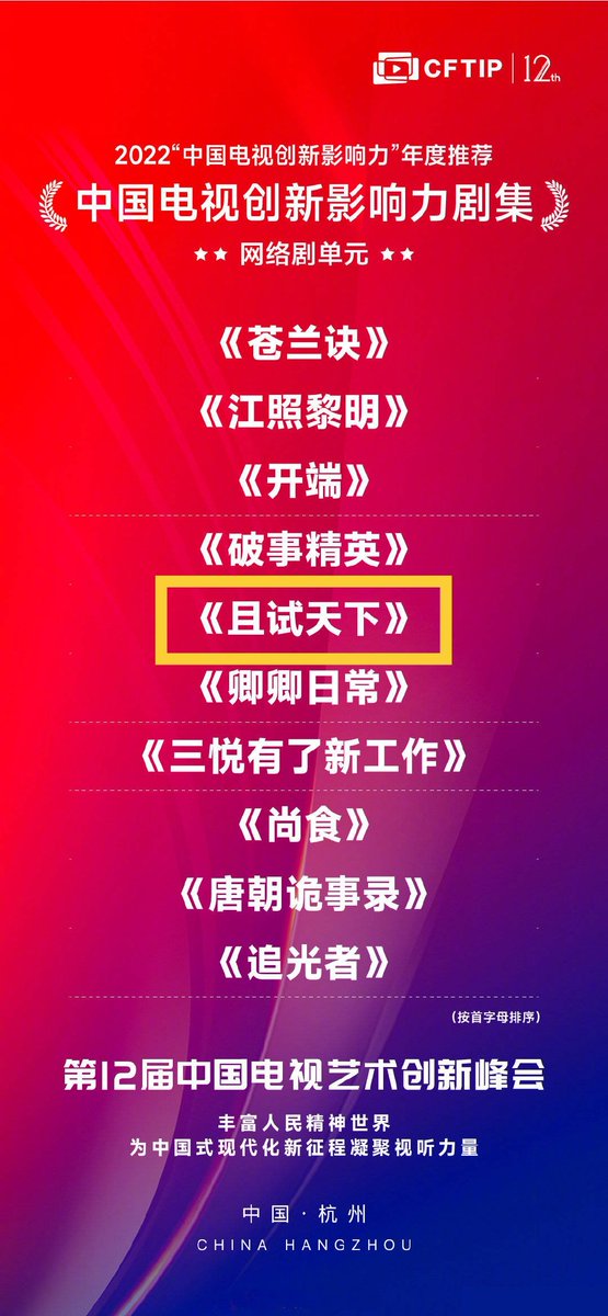 Who Rules The World 且试天下 tweet media