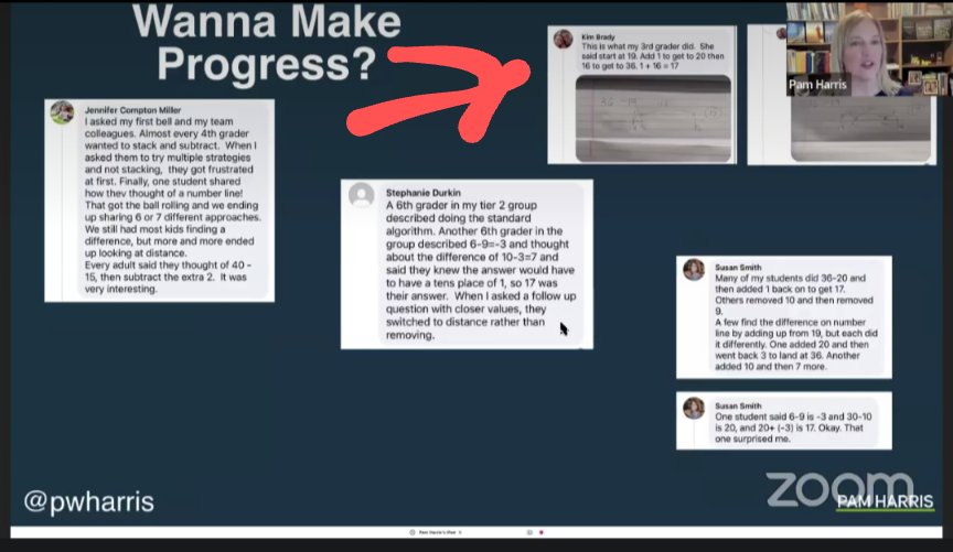 I made the screen tonight! Excited to see the responses two of my kids gave me shared on the live tonight! Had to remind myself not to wake them up for tonight's problem string. It'll have to wait until tomorrow 😊 #changemathclass