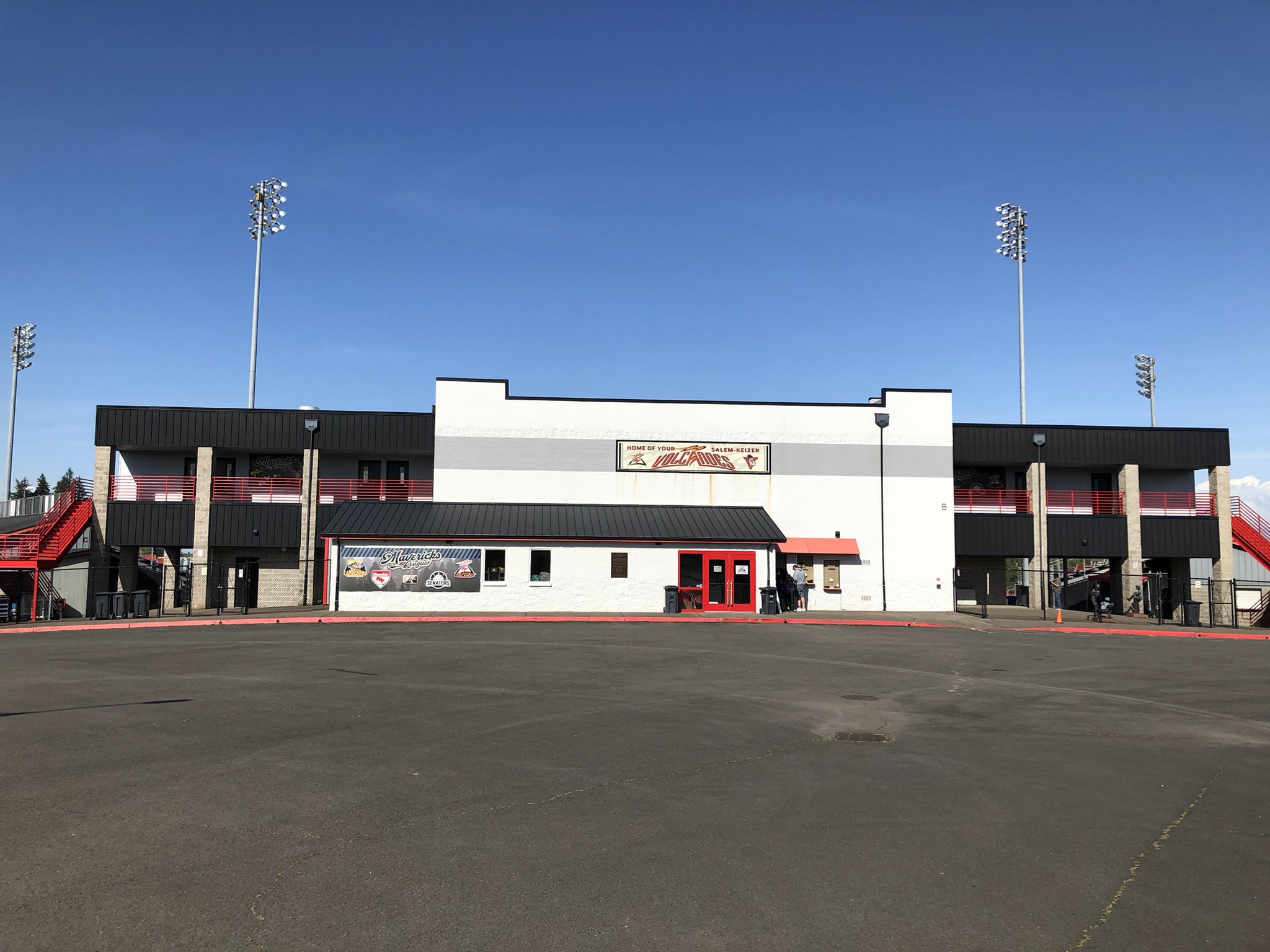 Michael Harris on Twitter: "At Volcanoes Stadium in Keizer, Oregon for