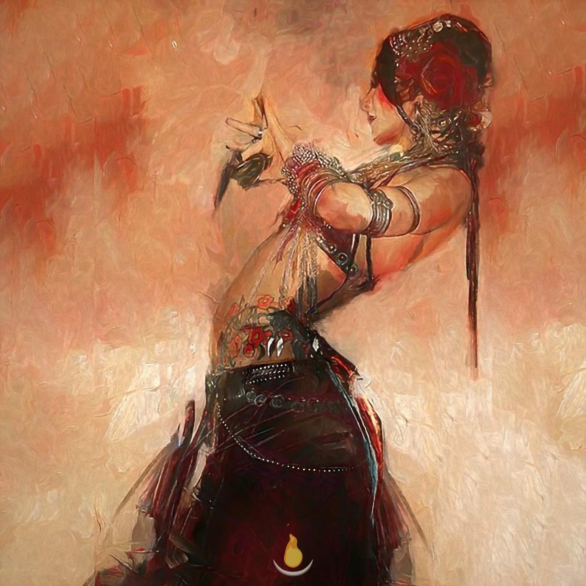 EdmondHWollmann's tweet image. &quot;There are short-cuts to happiness, and dancing is one of them.&quot; ~ Vicki Baum

#Art by Mahnoor Shah
#danceforfun