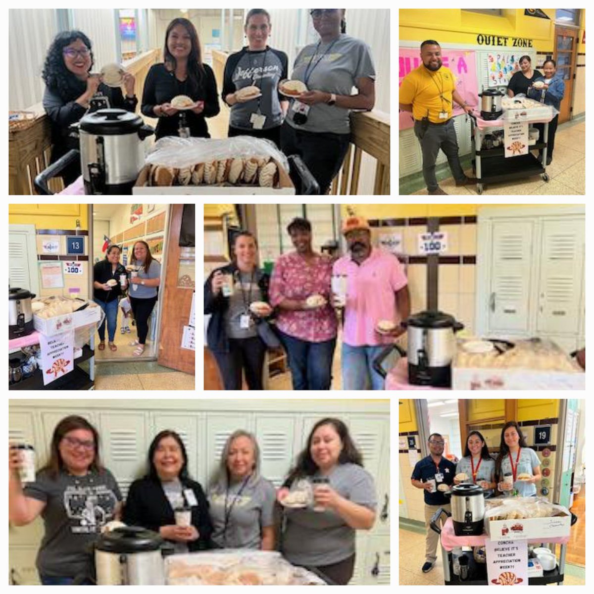 JeffersonES2's tweet photo. At @JeffersonES2 WE make sure that our AWESOME Teachers feel LOVED and APPRECIATED for all their hard work, thank you for all that you do!
@cwehde @JeffersonES2 @Jessicague08 @MrGuzmanHISD @MsFrancos_class @MsMandujano @Valr_92 @ResendizEDU @HISDElementary2 @TeamHISD @HoustonISD https://t.co/iCxuPewMZS