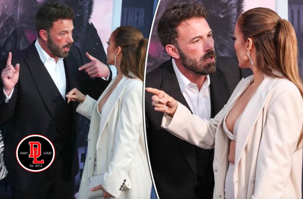 Ben Affleck & Jennifer Lopez argue on the red carpet