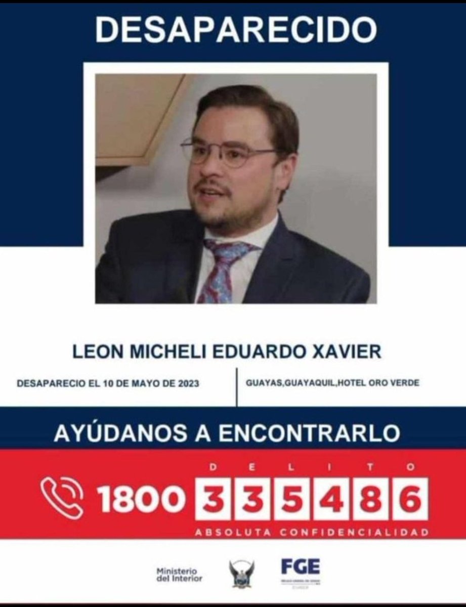 MinutoJusticia's tweet photo. El prestigioso abogado @drleonmicheli está desaparecido. Si alguien lo ha visto, comunicarse con las autoridades https://t.co/t1l2ouXUIf