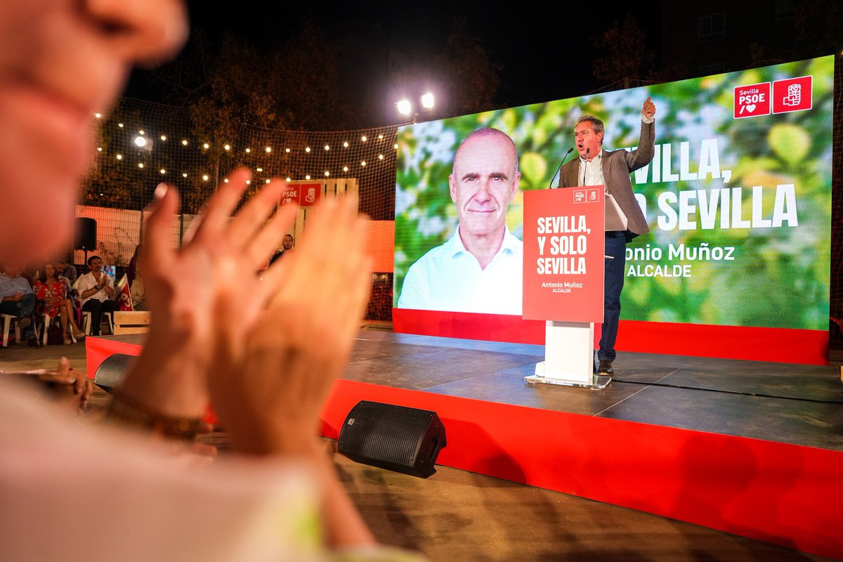 _JuanEspadas's tweet photo. El 28 de mayo, a comernos las urnas para no dar pasos atrás en las ciudades y pueblos de Andalucía.

En Sevilla sé que @antoniomunozsev va a revalidar la confianza de la gente. https://t.co/FvmttLnvM1