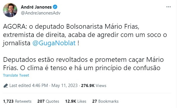 Carolin93232186's tweet photo. @folha Pegar celular é fichinha!
Não dá nada, não deu nada pro Randolfe, que pegou o celular e levou embora, e ainda colocou o youtuber pra fora.
Agora vocês viram o crime hediondo que o Janones fez, compartilhou uma terrivel fake news, nossas crianças estão em perigoooo!😱😱 https://t.co/jxSBq4ntWr