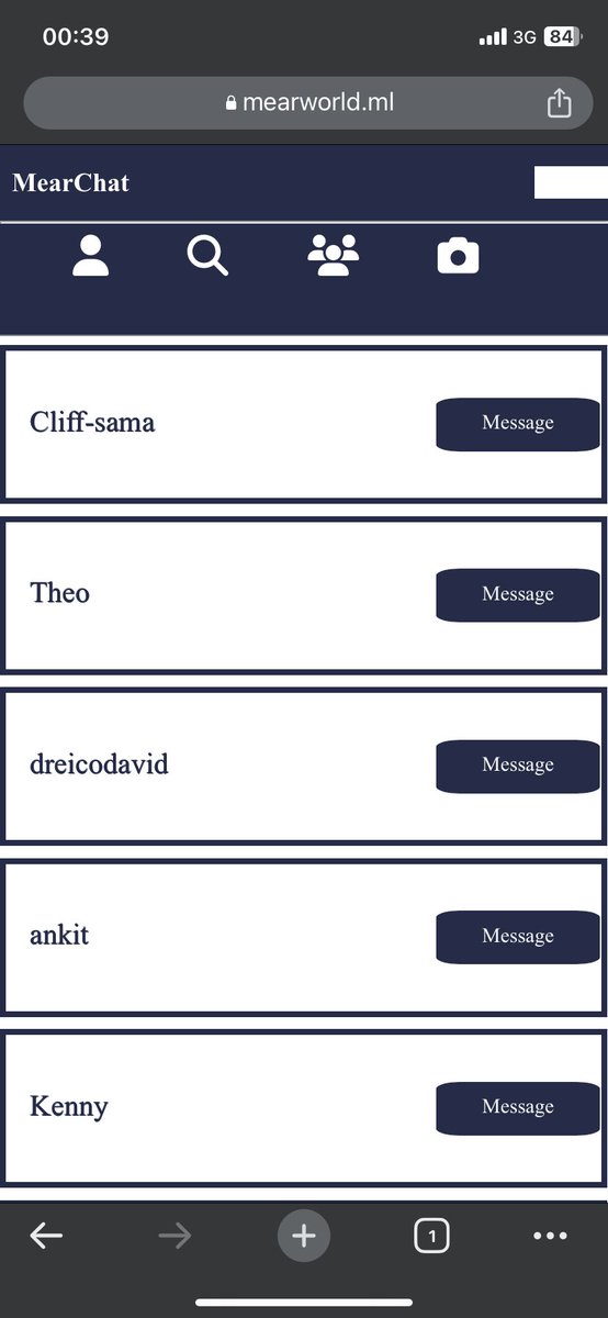 MearBonny's tweet photo. 20users so far,even though i still haven’t finished it😁Instant private messaging https://t.co/meXldzJM3P