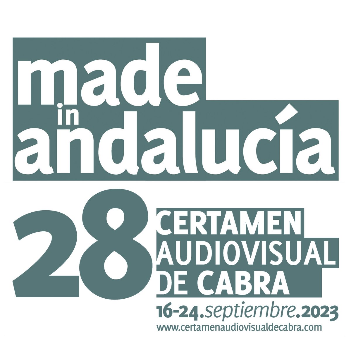 El 28 Certamen Nacional de Creación Audiovisual de Cabra publica las bases para su sesión MADE IN ANDALUCÍA de donde saldrá seleccionado un largometraje que se proyectará dentro de la programación de este año. +INFO certamenaudiovisualdecabra.online/bases-made-in-…