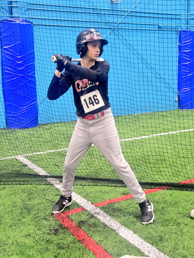 baseballstjohns's tweet photo. Another day, another tryout 💁‍♂️

Our 13U group hit the turf for the first time this season! 🔥

#GoCaps https://t.co/wg4TvcseUn