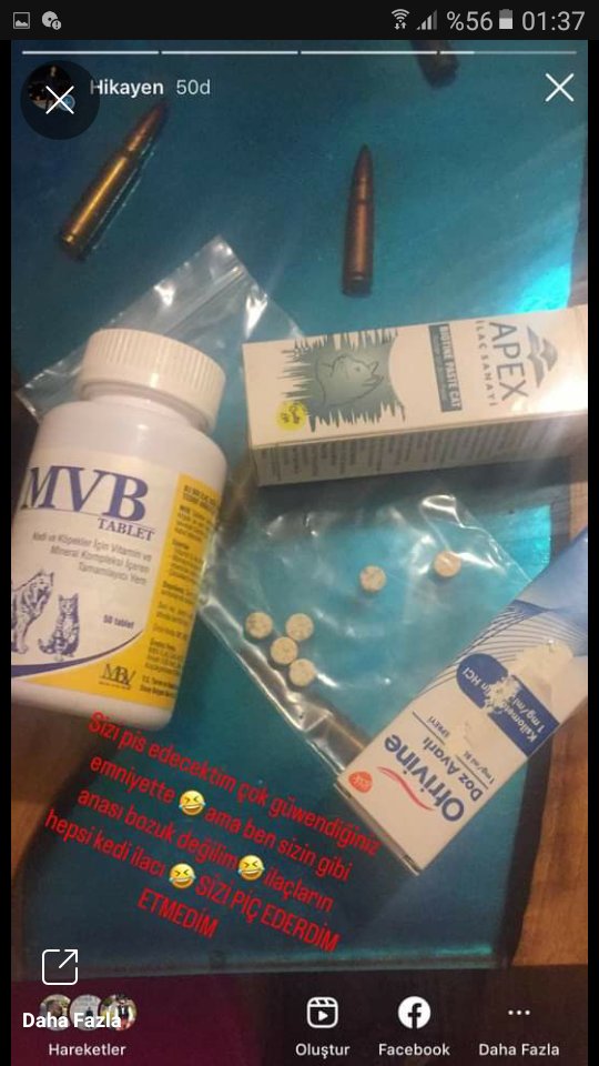Yine bunları sikmesinler diye bunu çektim 😂 kedi ilacı lan hepsi 😂😂