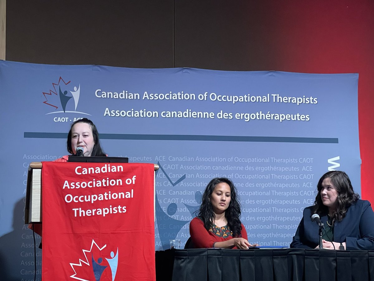 #CAOT2023 <a href="/angelaphenix/">Angie Phenix</a> we don’t all need to think &amp; do the same way- there needs to be space for all in #OccupationalTherapy 🙌