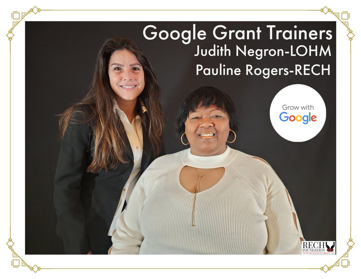 rechpauline's tweet photo. FL & MS #formerlyincarcerated Grow with Google Digital Skills Trainers for the #justiceimpacted thanks to a grant from #google preparing those in #prison & those released for the real world #LOHM #RECH #digital #skills #helpinthehouse #Solutionist #iamaningredient #justicegeneral https://t.co/DCdX1V1Lxj