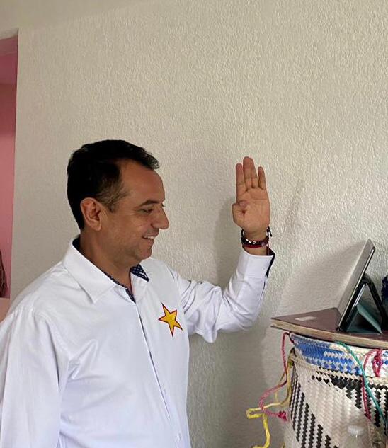 NoeDoroteo's tweet photo. Desde la Mixteca, participamos en la sesión virtual extraordinaria del Congreso.
Aprobamos desaparecer el Comité de Autenticidad de las Delegaciones de la Guelaguetza, órgano que fue totalmente ajeno a las comunidades y que decidían de manera discrecional. https://t.co/UauhugcBnr