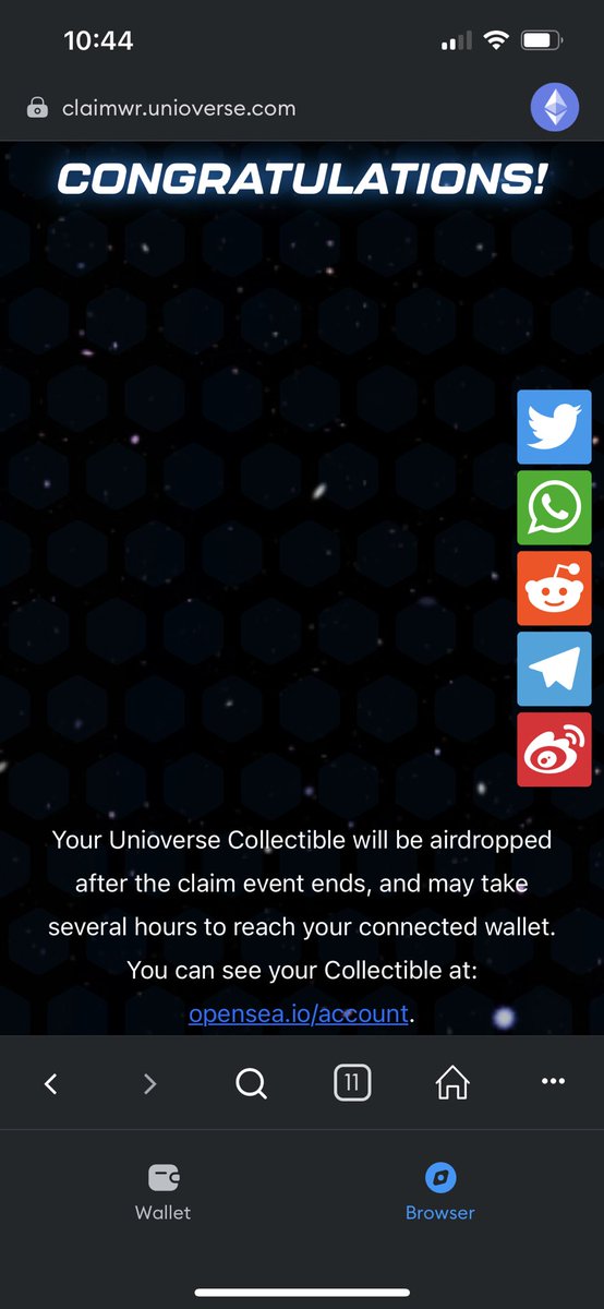T_Rau22's tweet photo. @theunioverse Claimed!! Proving grounds up next 💪🏽 https://t.co/8Y1lmsRflk