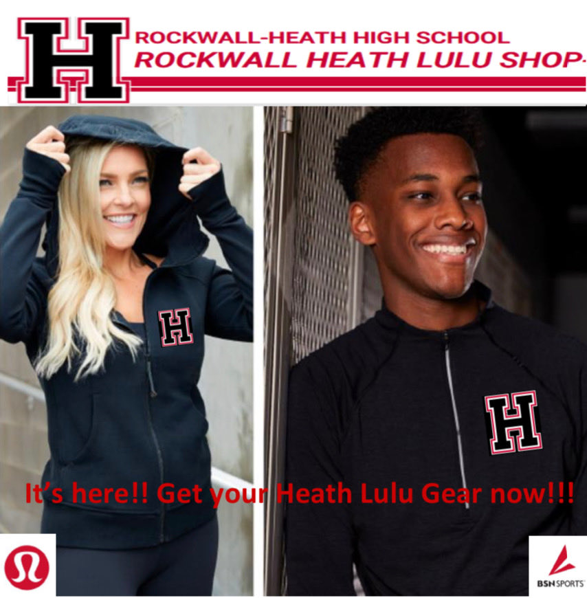 HeathHawksLuluStore is now open!
Find items that we picked out specifically for our students.
There is also spiritwear available for your family and friends.
bsnteamsports.com/shop/HeathLulu1
    - Store Open From: May 10 - May 22, 2023