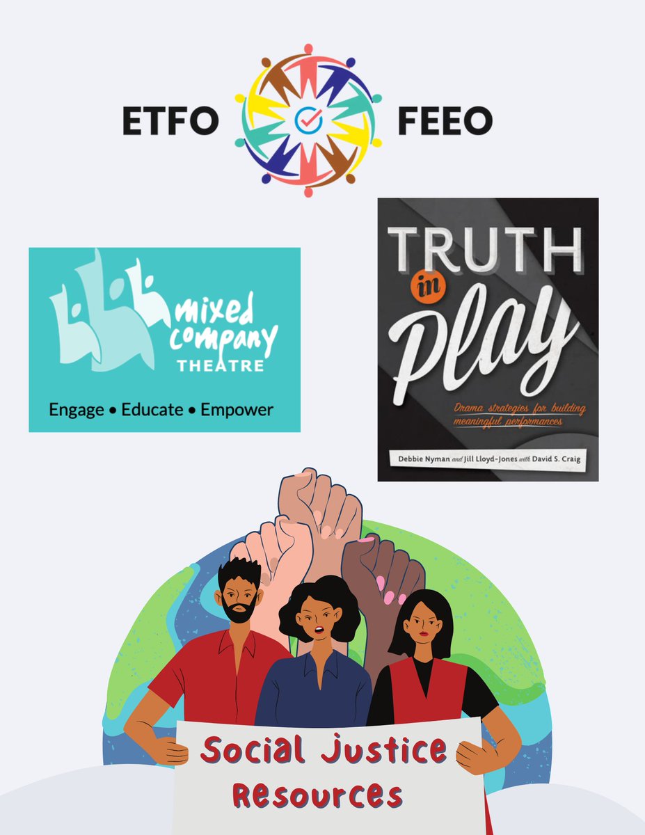 ArunaBhalla99's tweet photo. These three resources are valuable tools for incorporating social justice themes and issues within the drama classroom. Check out these links! #PLN #CTL1617 #socialjustice  
https://t.co/JxbeFi77hL
https://t.co/iPKceqegx1
https://t.co/xVpjz8Fe5E https://t.co/DiQfNl1jyI