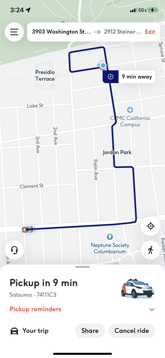 adamkovac's tweet photo. Just had my first ride in a ⁦@Cruise⁩ AV in SF and it was incredible. 

It is a mind blowing technological feat and felt totally safe. https://t.co/vl2bK0sOVC