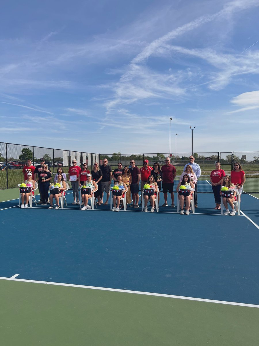 Tennis:  Congratulations and good luck these awesome senior tennis players.  Olivia Hasenkamp, Alyssa Kauchak, Mia Knoop, Maddy Potter, Megan Ramsey, Rachel Wright and Courtney Johnson.