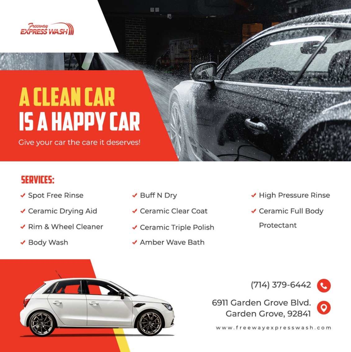 Freeway_Wash's tweet photo. A clean car is a happy car!
-
🤩FREE Self Vacuums
-
📍6911 Garden Grove Blvd
💻💻💻💻https://t.co/X4vI79r08P
☎️714-379-6442

#freewayexpress #carwash #expresscarwash #cleancar #carwashservice #gardengrove #professionalcarwash #gardengroveca #carshine #freevacuumwithwash https://t.co/jbYkvGNUT3