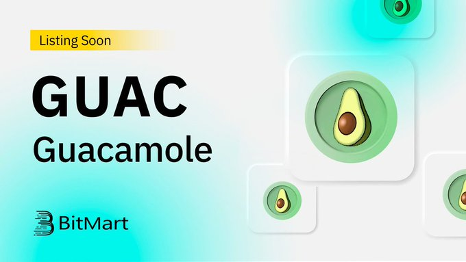 SolanaUnivers's tweet photo. ⭐@BitMartExchange has announced the listing of $SOL-based meme coin @Guac_gg #GUAC on its platform.

⭐$GUAC is an avocado-themed memecoin designed for people's enjoyment, with references to toast and chips.

🔽VISIT
https://t.co/62xbKJWjHP https://t.co/znFCwWUeN0