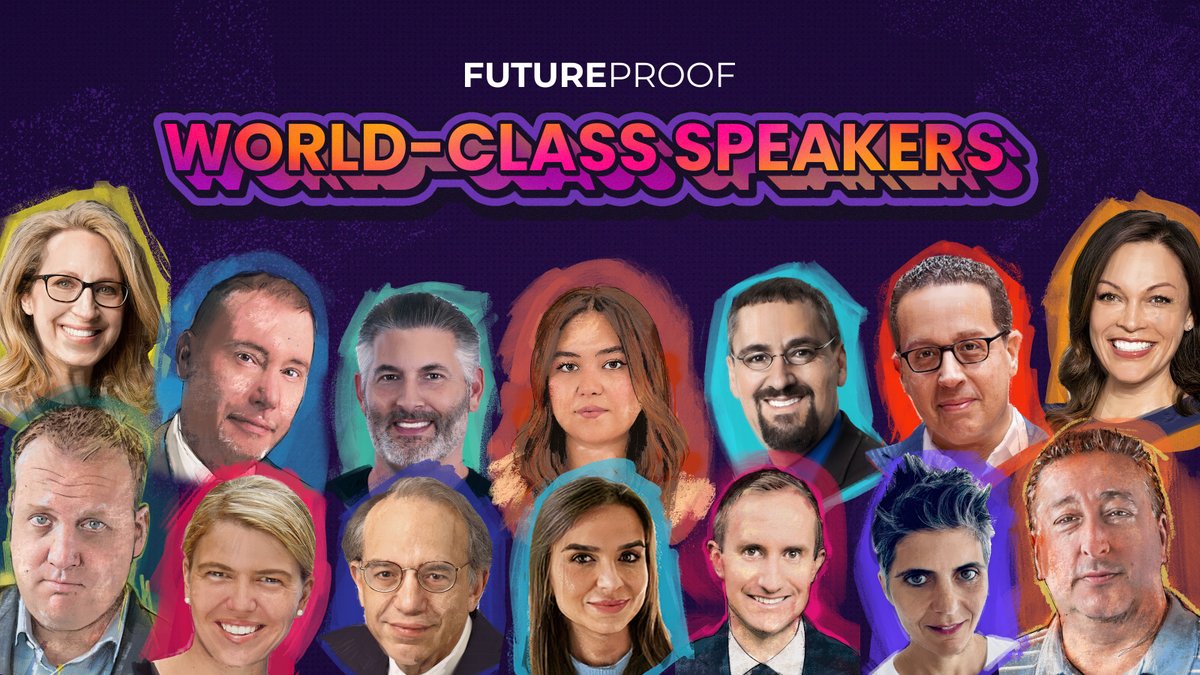 50+ leading executives from the wealth, asset management, and fintech industries are confirmed to speak at Future Proof 2023!

Full list of confirmed speakers, musical performance announcements, new networking opportunities, and more HERE: bit.ly/3LXvNP5