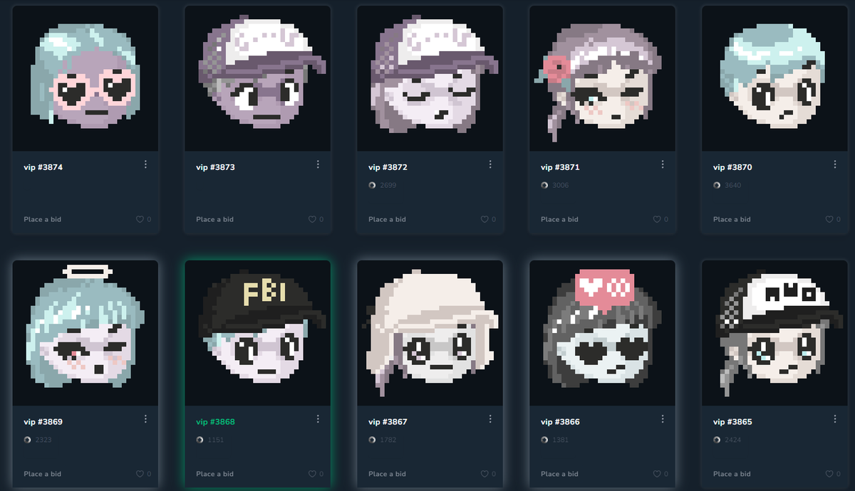 IMKICHEN's tweet image. Friends have been asking what to mint from the Milady derivatives. Personally, if I had to choose one deriv to mint that's not fully sold out yet, I would go for a VIP. They're like .02 eth and get you some cool Milady deriv art.  Almost fully minted out scatter.art/very-internet-…