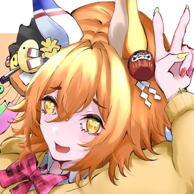 #いいねした人は私のアイコンを自分の絵柄で描く描いてくれる人がいたら僕は嬉しいしフクちゃんの絵が増えるしで皆幸せになるんだぁ。 