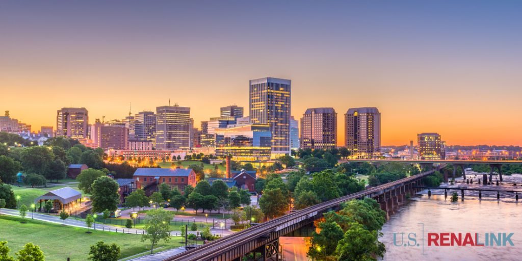 USRenaLink's tweet photo. Explore everything beautiful #Richmond #Virginia has to offer. Call 1:4, 3 weeks PTO, and a competitive salary guarantee and well defined partnership. 
Contact @LouiseNBLU at NephrologyJobs@usrenalcare.com. #nephrology #nephcareers https://t.co/e36NLQvvxb