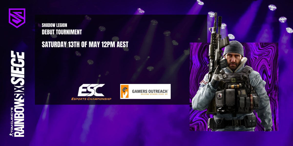 ShadowLegionESC's tweet photo. So excited to share that our R6 team will be playing their debut tournament tomorrow @official_oce ! Unsure if it will be streamed but we will keep you updated!
#StandoutInDarkness | #EsportsChampionships https://t.co/VmY4EWMeau