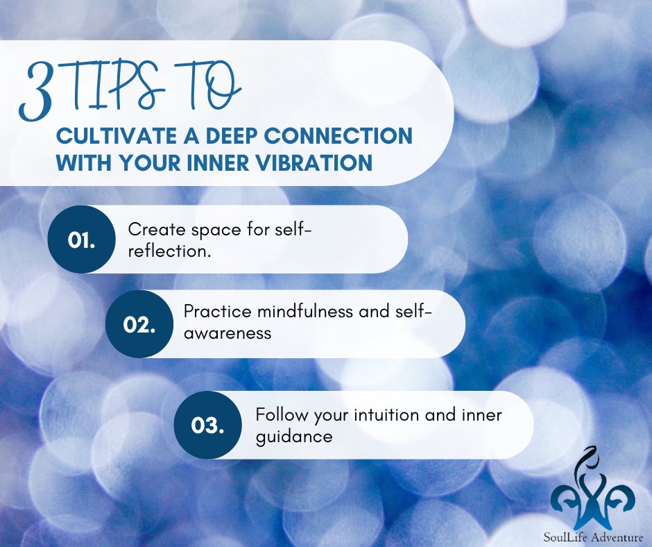SoulLifeAdvent1's tweet image. Here are three tips for cultivating a deep connection with your inner vibration and living authentically:

#BrendaSoucy #SoulLifeAdventure #igniteyoursoul #InnerVibration #SelfReflection #FindingClarity #PurposefulLiving #InnerPeaceJourney #ListenToYourHeart #ReconnectWithin