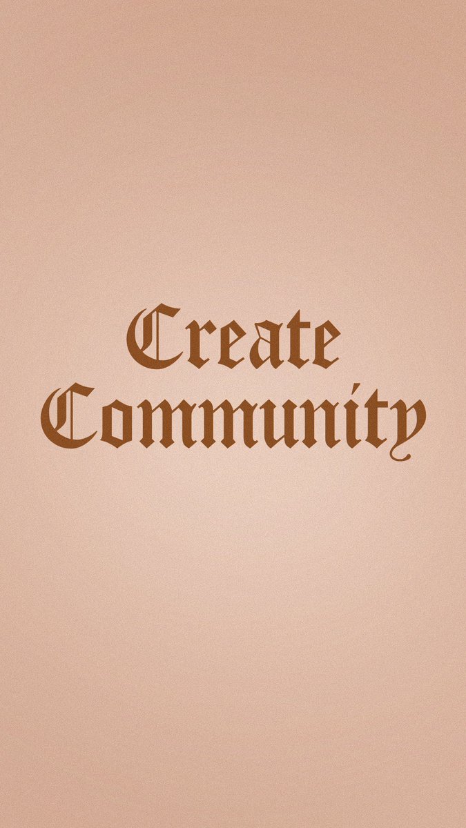 Create Community. Create to Inspire✨
First piece in my “Create” series. 
So excited for this project.