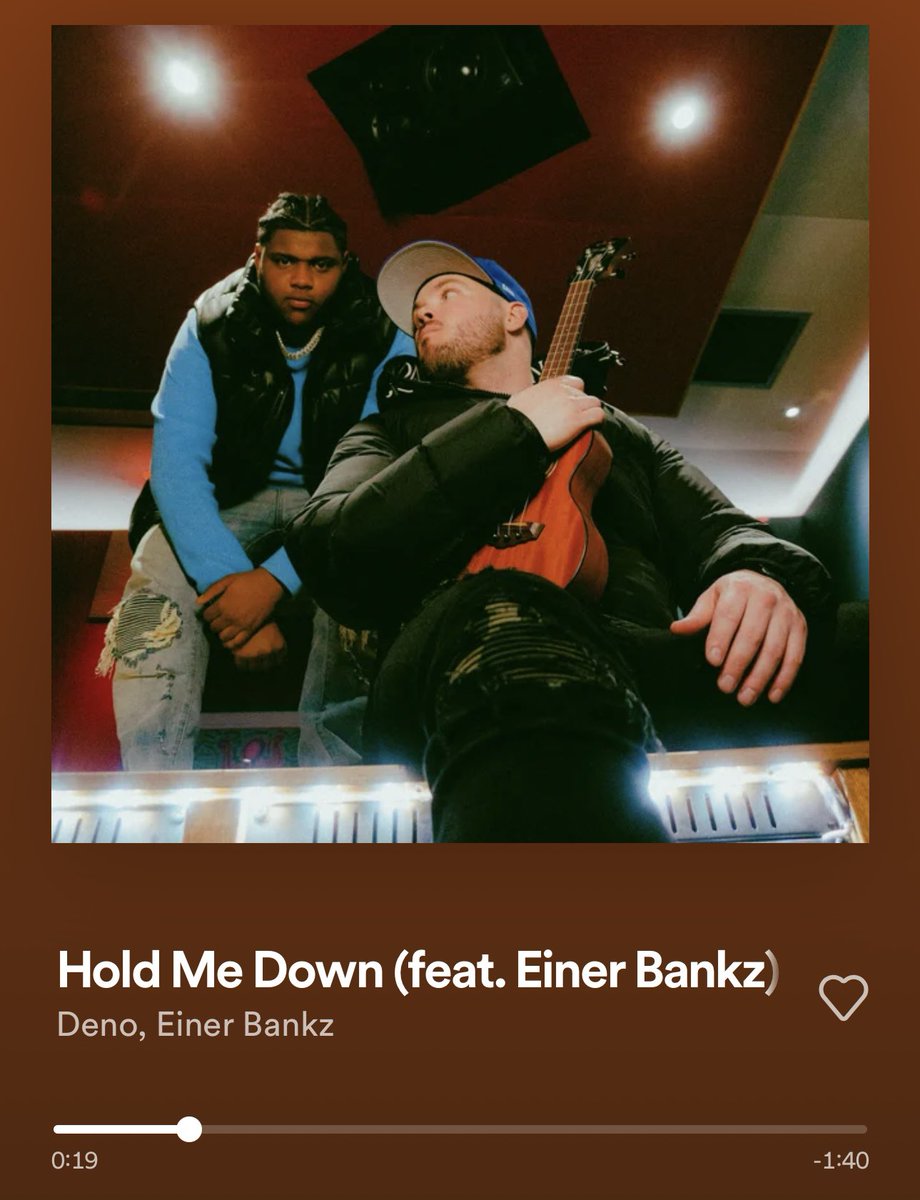 HOLD ME DOWN OUT NOW ❤️❤️💫 <a href="/EinerBankz/">Einer Bankz</a> 
open.spotify.com/track/5nzMcjzp…