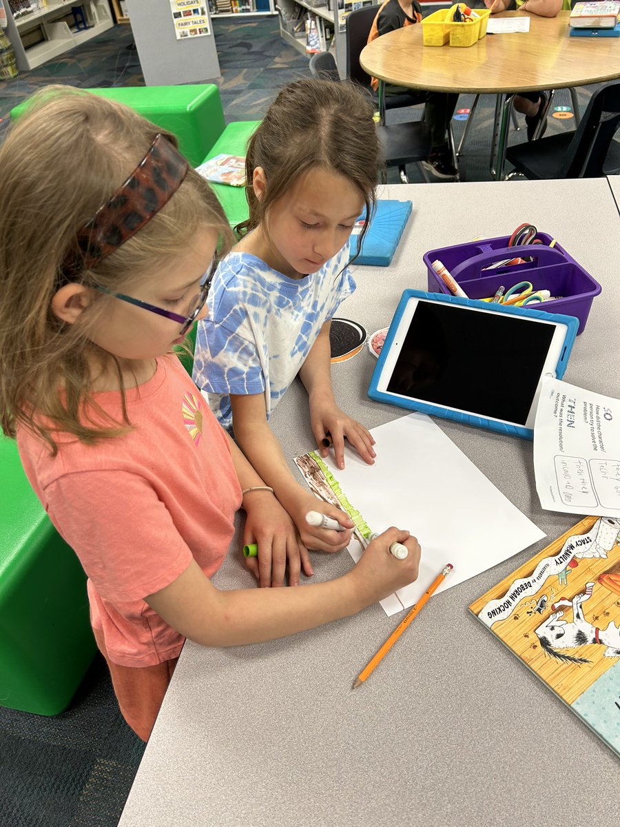 Babler Elementary Library tweet media