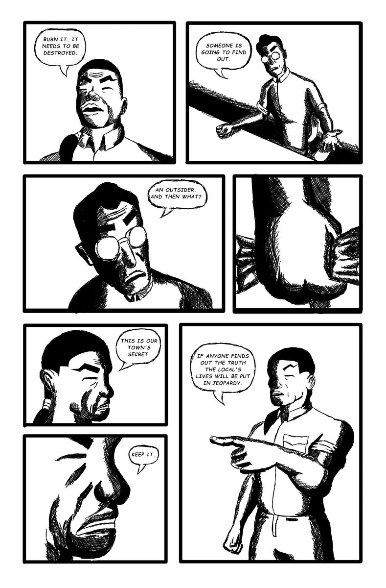 wajacueda's tweet photo. Page 19 of Chapter One The Coroner's Report

#comics #indiecomics #horror #cryptids #HorrorArt #indieartist https://t.co/iwRg0m6Xmo