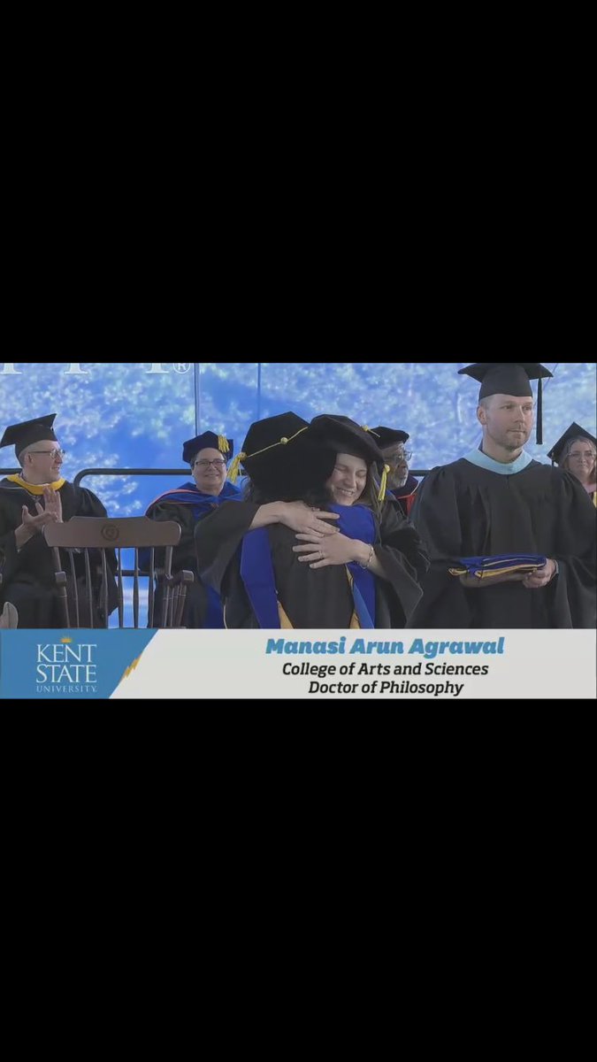 NikitaKirkise's tweet photo. So proud of you, Dr. @manasiagrawal1 !

#FlashesForever #GoldenFlashes #KentState https://t.co/d7Hf663f8g