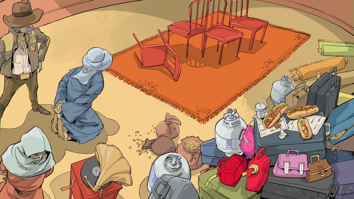 Yup <a href="/10KTFshop/">Wagmi-san</a> pretty much sums up the state of NFT and CT right now 😅😭 

- Musical chairs (buying shitcoins)
- Rug (coins going to zero)
- Bags of shit coins 
- Gas canisters (crazy gas fees) 
- Sandwich (Jaredfromsubway.eth sandwich bot) 
- luggage and gasoline (burning your