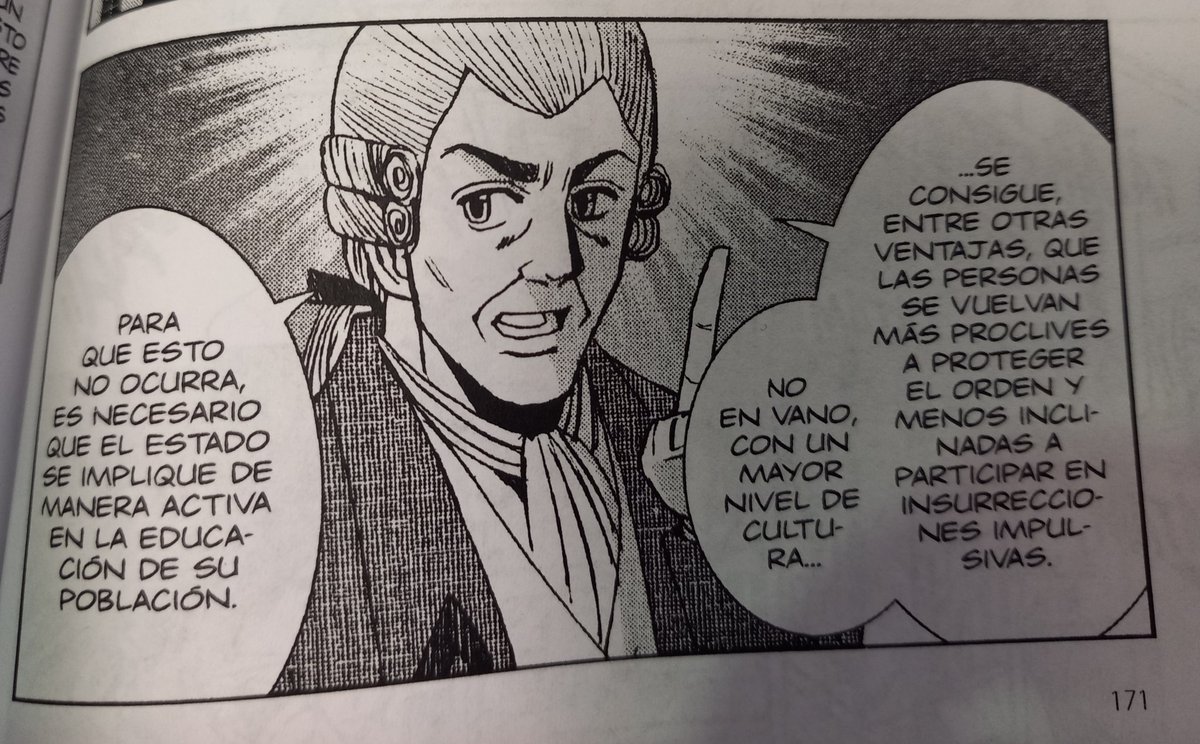 CallMeJuanda's tweet image. De La Riqueza de Las Naciones de Adam Smith (versión manga):
"Con un mayor nivel de cultura, se consigue que las personas se vuelvan más proclives a proteger el orden y menos inclinadas a participar en insurrecciones impulsivas"
🤔🤔🤔