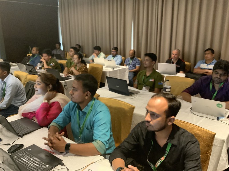 apnic's tweet photo. The Network Security Workshop with @shamimrezasohag and @WarrenTheITguy has proven popular at #SANOG39. Continues until tomorrow. Details and live streaming: https://t.co/gK9BoWDsUx https://t.co/GCZmWkGWJv