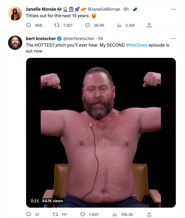 grahamcansleep's tweet photo. Sometimes this site just nails it...
@bertkreischer @JanelleMonae #tittiesout https://t.co/CwSdQmVR1u
