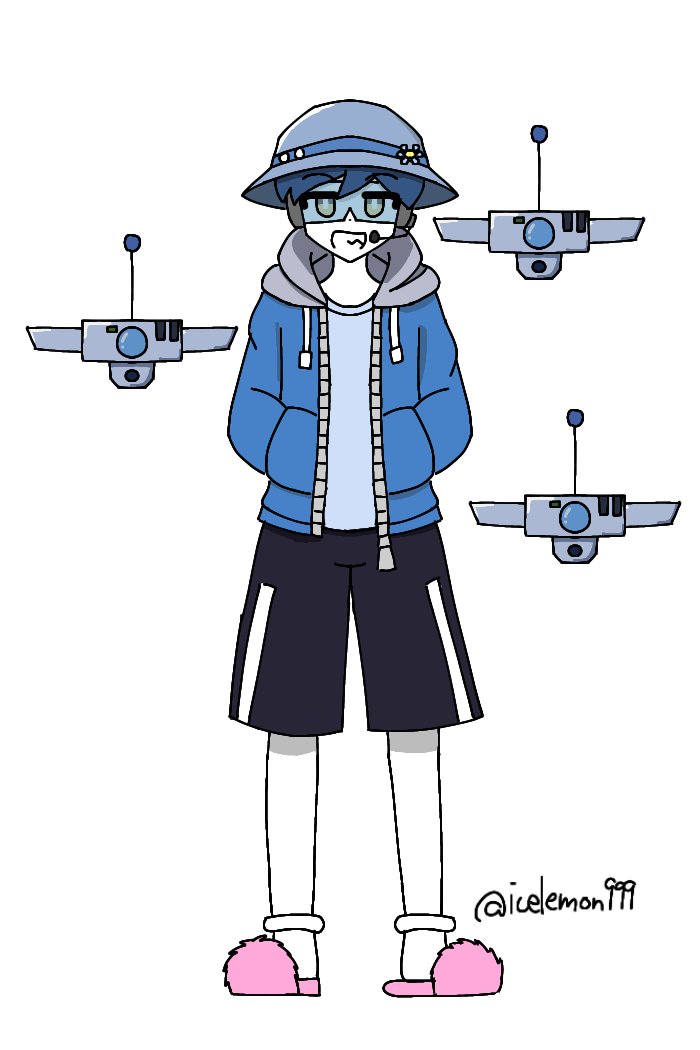 My online persona/OC cosplaying as Sans because why not