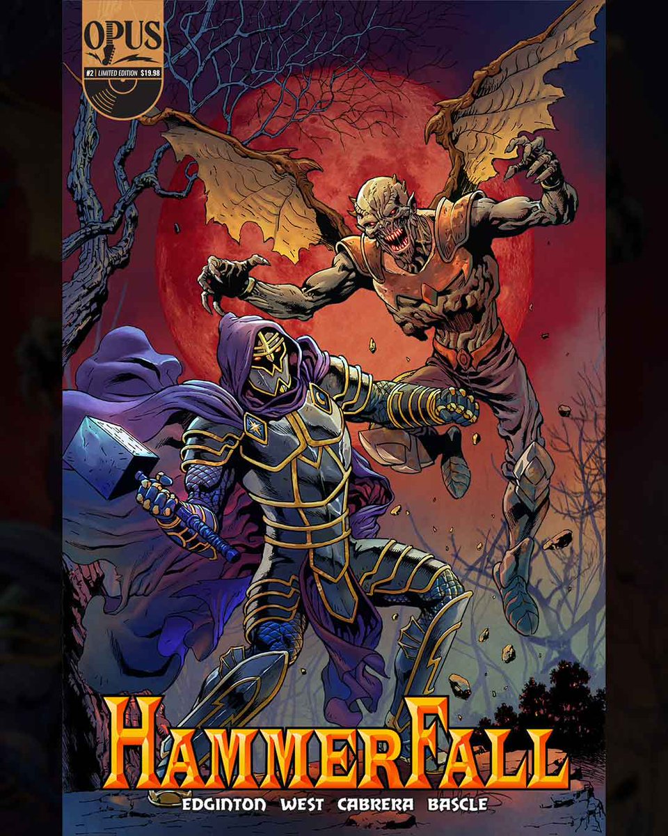 .@HammerFall issues 1 + 2 - first print, limited editions - available at Incendium Online: incendium.online/collections/ha…