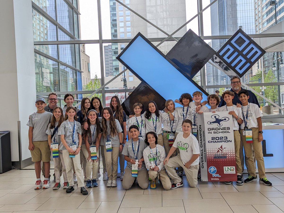 We are Drones in Schools National Champions! <a href="/ADHUS_FAUHS/">ADHUS & FAU HS</a>  <a href="/FAUCaneInstitut/">FAU Cane Institute</a> 
Thank You #FPL <a href="/SkydioHQ/">Skydio</a> <a href="/AUVSI/">Association for Uncrewed Vehicle Systems Intl</a> and <a href="/Multi_GP/">MultiGP Drone Racing</a> !