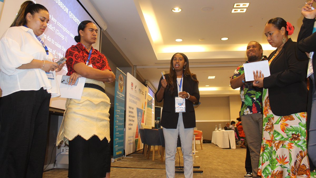 SonjaStTr's tweet image. 👏 Special thanks to Integrity Fiji and the #Pacific Chapters of Transparency International for leading an excellent workshop on the role of youth in advancing regional sustainable development through #anticorruption dialogue &amp;amp; action

#UNPRAC #PacificAct #UKPacificPartnership